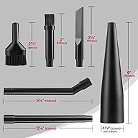 Vista 2 de Shop-Vac Kit de Boquillas de Limpieza Micro, Accesorios de Limpieza Detallada de 1-1/4 pulgadas para Aspiradora Compacta Húmeda y Seca Shop, Bolsa