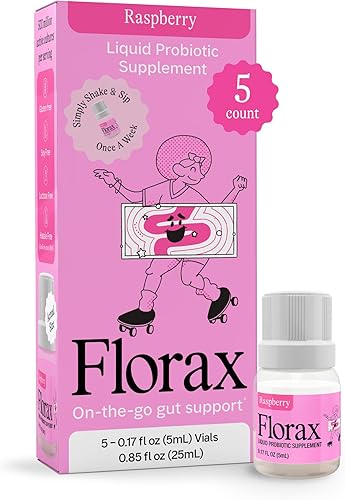 Miniatura 1 de Florax - Probiótico líquido - Soporte intestinal para mujeres, hombres y niños - Vegano, sin gluten, sin lactosa, sin soja y sin conservantes -