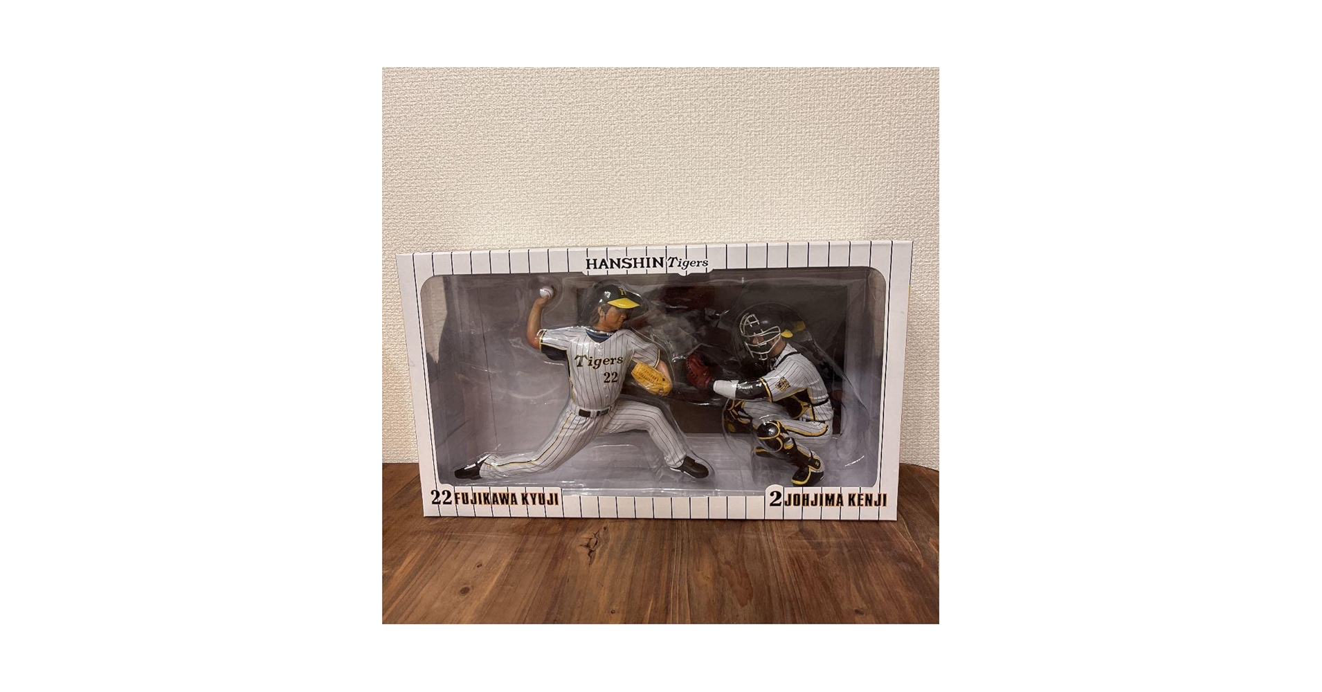 阪神タイガース/藤川球児・城島健司 フィギュアセット 阪神タイガース/藤川球児/城島健司/記念グッズ/フィギュア