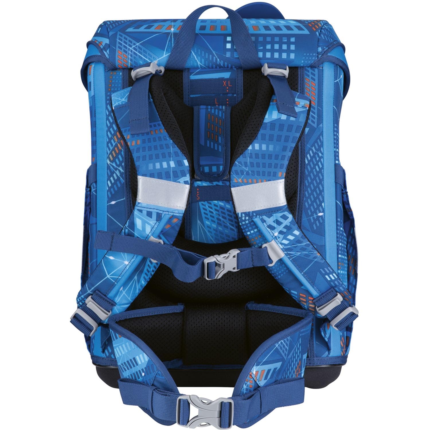 DerDieDas Schulranzen ErgoFlex Easy Set 6-teilig Turbo Speed blau