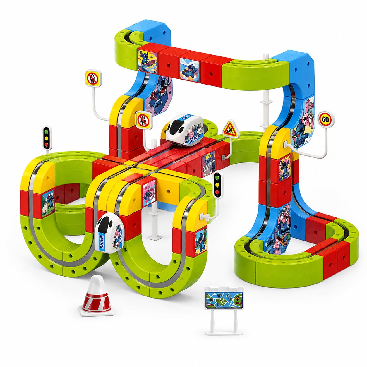 Magnetic Suspended Orbit Track Set for Kids | 143 PCS DIY STEM Building Toy with USB Rechargeable Magnetic Train Anti-Gravity Electric Race Track | Toy for Boys & Girls Age 3+-image-14