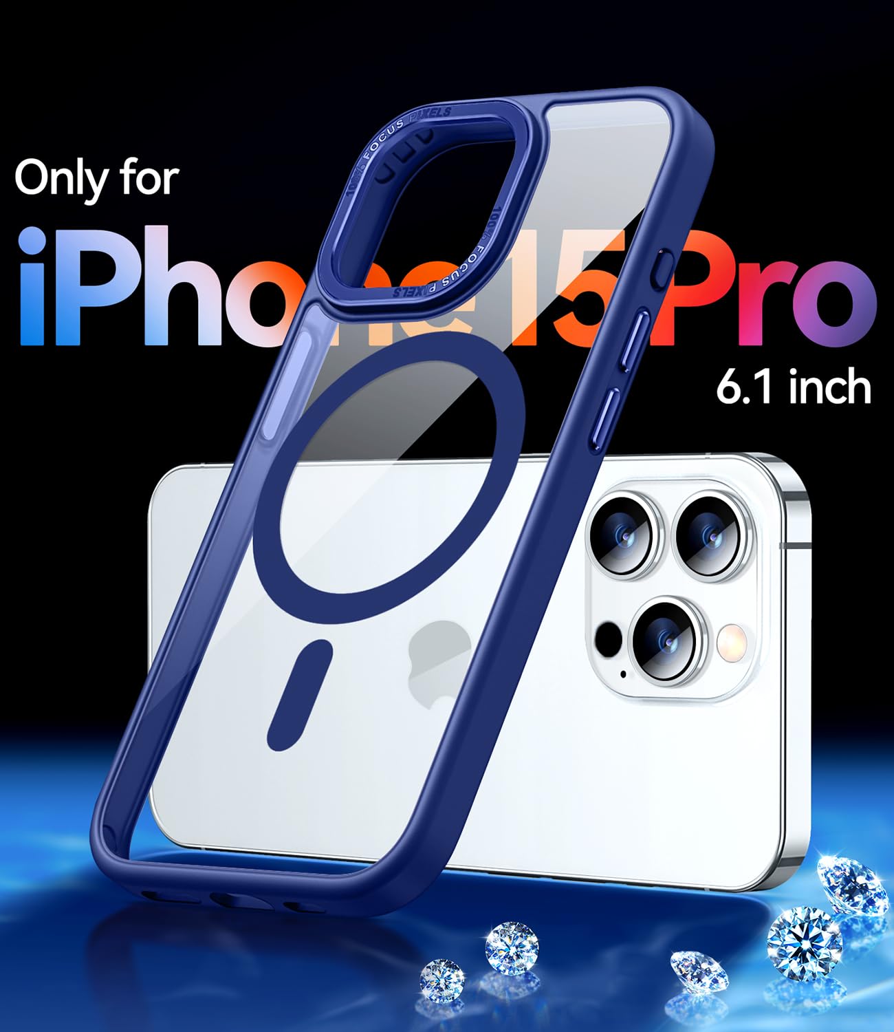 A SCENE iPhone15ケース/himaa Cellhelmet Altitude X Series Case for Apple iPhone 15 Vivid