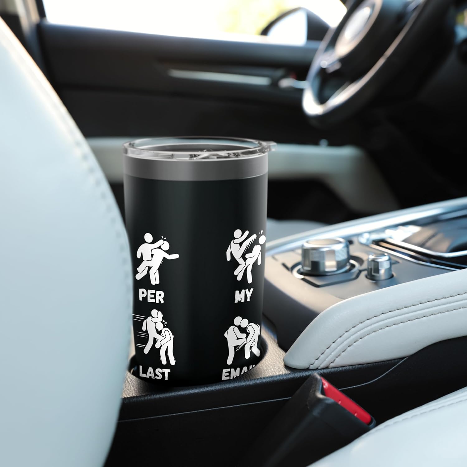 Per My Last Email Boxing Sarcastic Sarcasm Stainless Steel Insulated Tumbler - Image 6