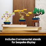 LEGO Botanicals Mini Bonsai Trees Building Set - Artificial Bonsai Tree Building Blocks for Adults, Ages 18+ - DIY Home and Office Decor for Men and Women - Gift for Birthday or Anniversary - 10373