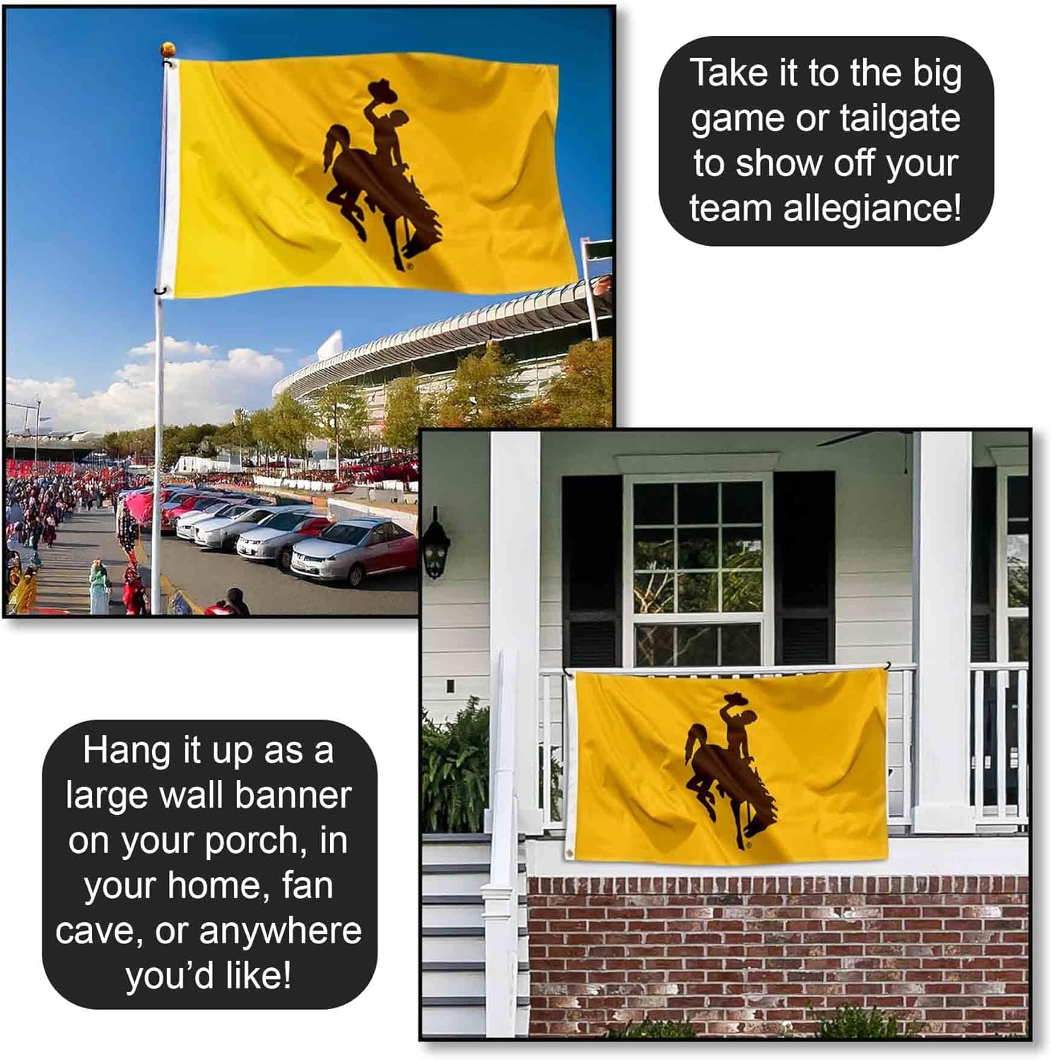 Wyoming Gold Flag