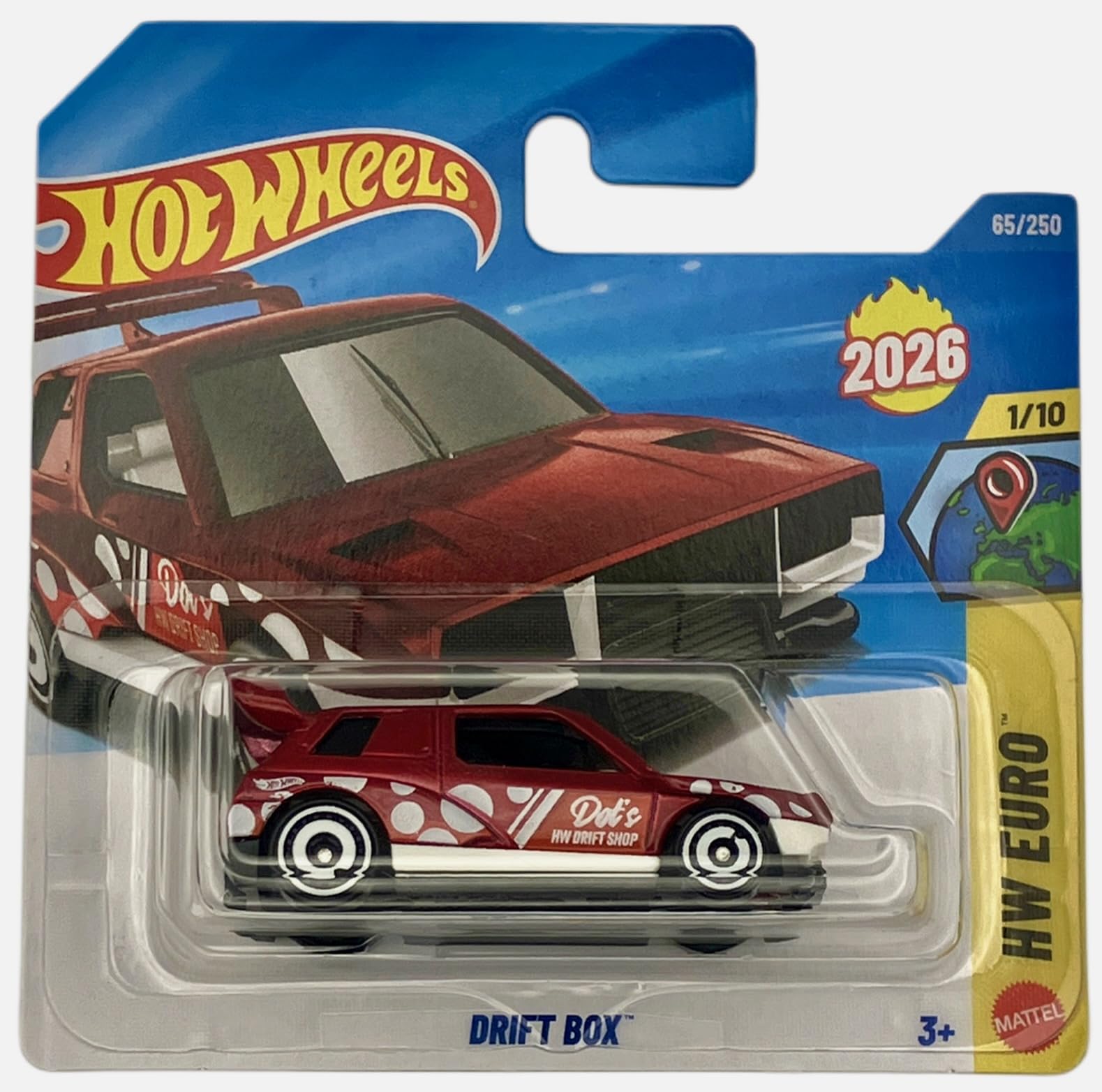 Amazon.com: Hot Wheels - Drift Box - HW Euro 1/10 - JJH40 - Short