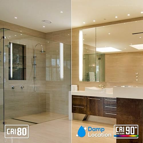 Miniatura 5 de TORCHSTAR 5CCT - Iluminación LED empotrable de 2 pulgadas con caja de conexiones, 600 lm CRI90+ regulable LED antirreflejo, clasificación IC,