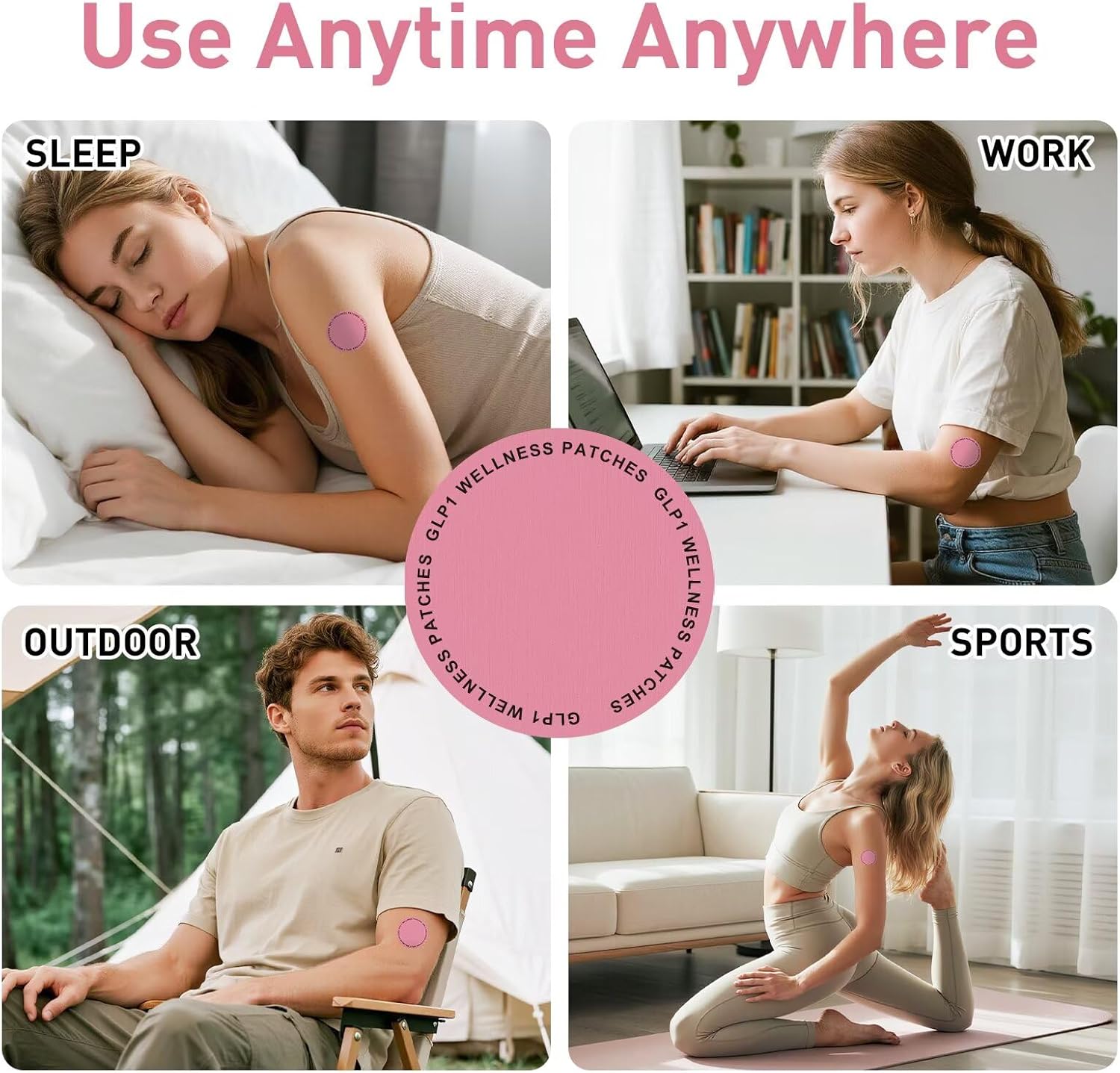 Glp1 Patches Pure Natural For Women And Men 30 Count S13