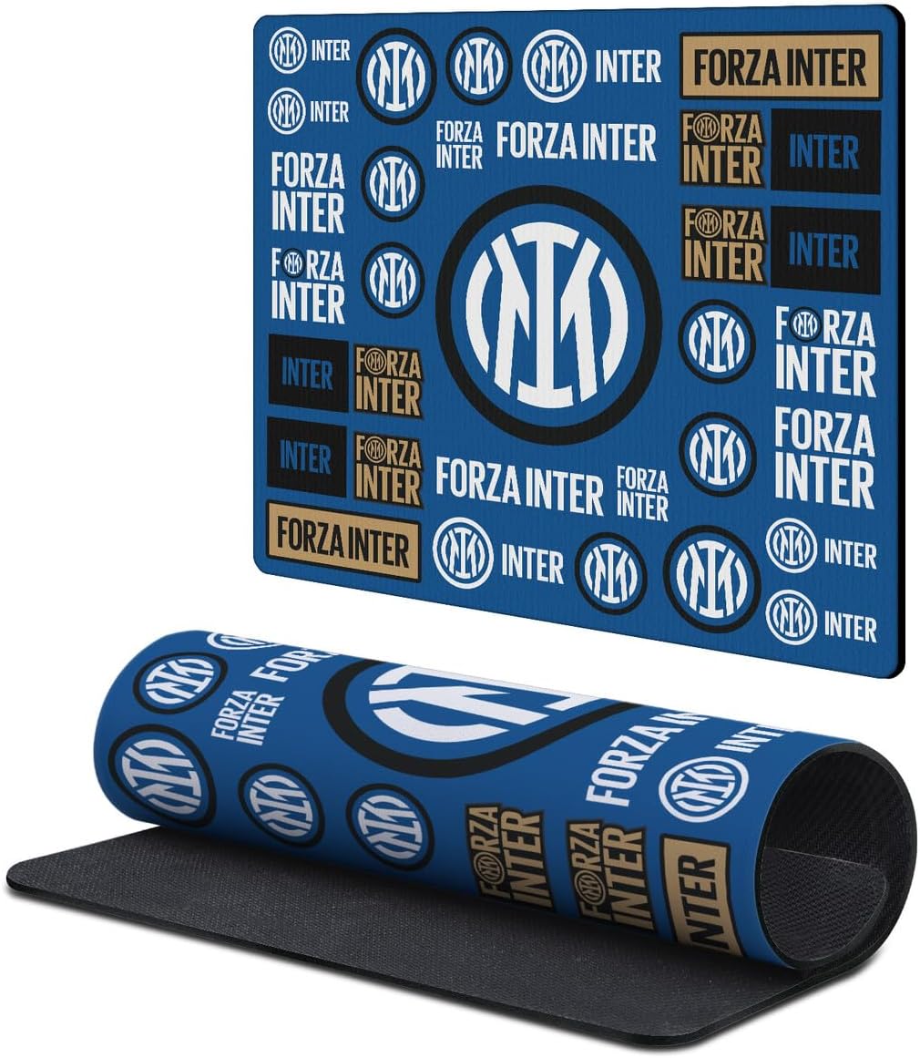Head Case Designs Officially Licensed Inter Milan Sticker Collage Crest Logo 9.84 x 11.81 x 0.12 inches (250 x 300 mm) - S Gaming Office Desk PC Keyboard Mouse Mat Pad