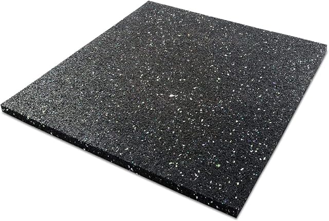Floordirekt Premium Anti-Vibration Mat 60 x 60 cm - Made in Germany - for Washing Machine Dryers etc. - Can be Cut to Size - Available in 4 Thicknesses (60 x 60 x 0.8 cm)