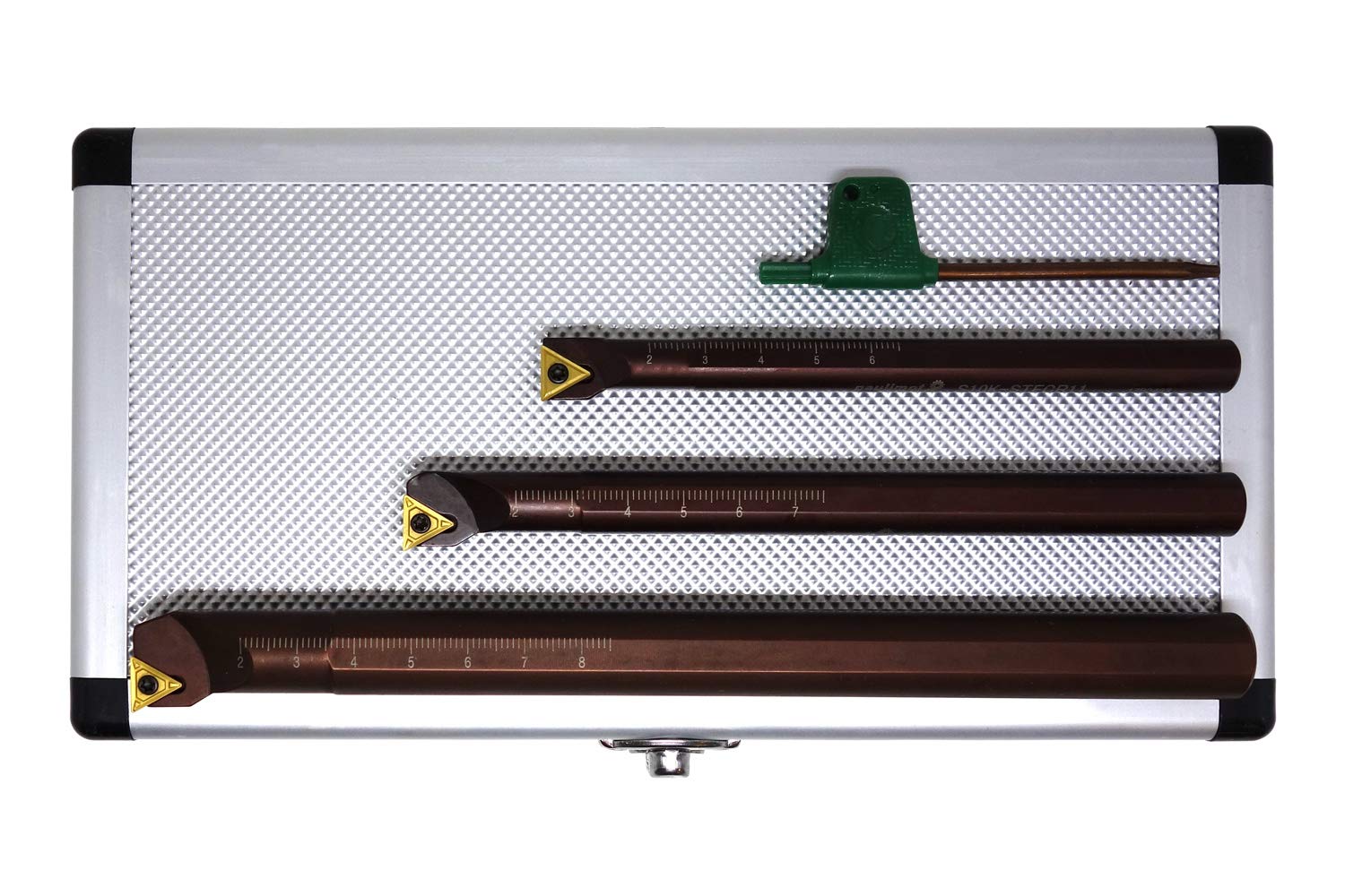PAULIMOT Bohrstangen-Set 3-teilig mit Wendeplatten, 10, 12 und 16 mm