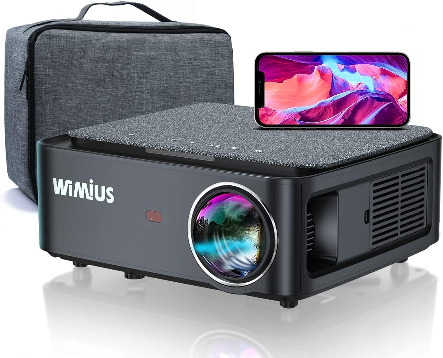 WiMiUS K1 Full HD 1080P 4K WiFi Bluetooth Projector Home Theater