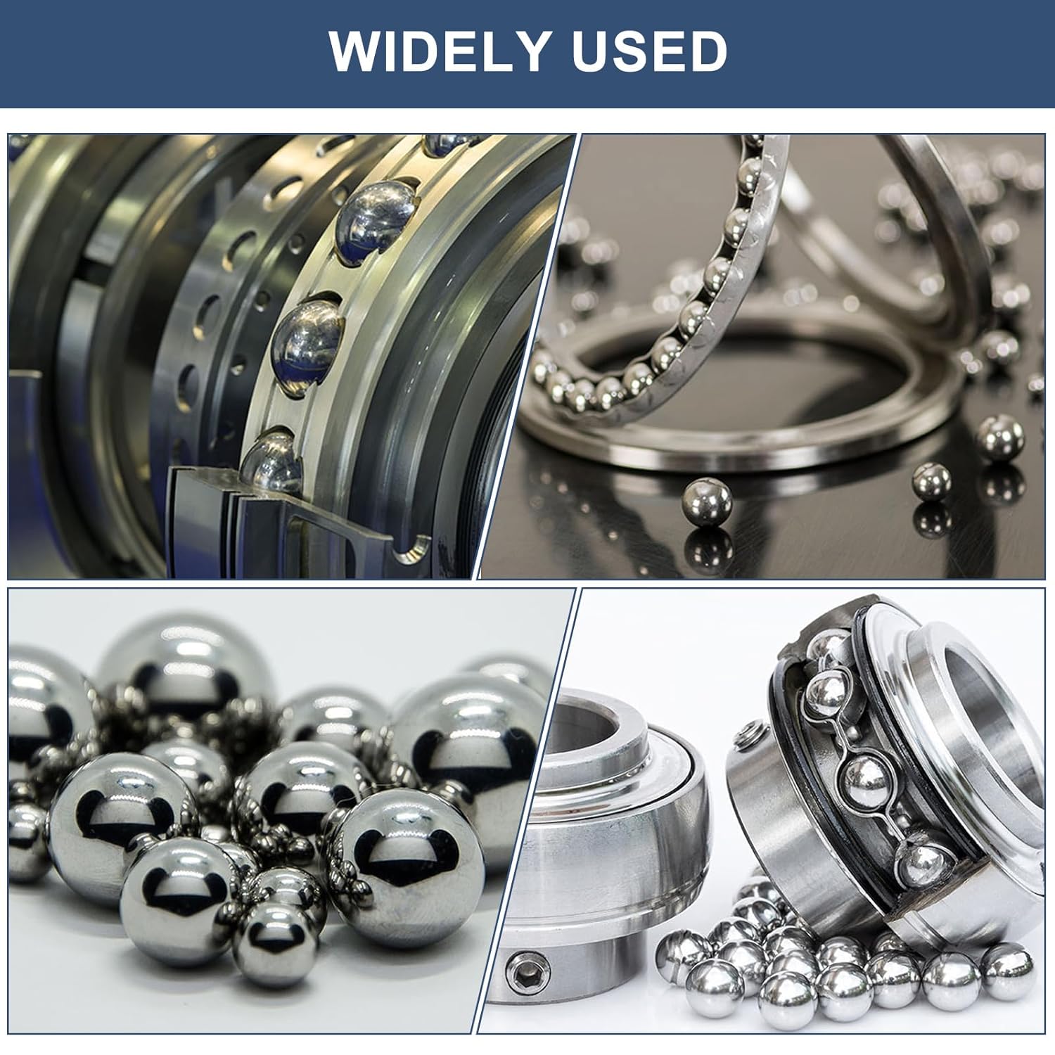 uxcell 2000 Pcs 0.6 mm Bearing Balls 304 Stainless Steel Ball G100 Precision Balls