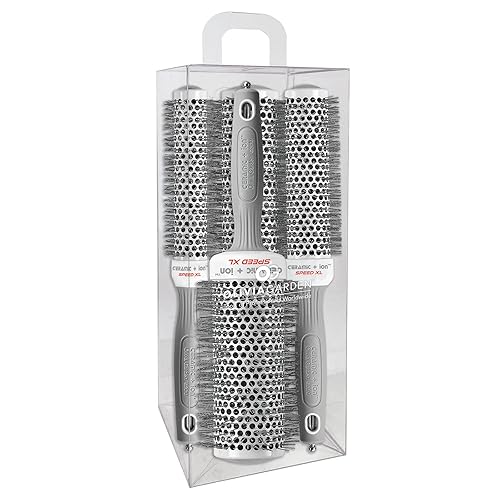 Miniatura 20 de Olivia Garden Ceramic + Ion Speed XL - Extra-Long Round Thermal Hair Brush - Not Electrical - Professional Blowout Brush for Normal to Thick Hair