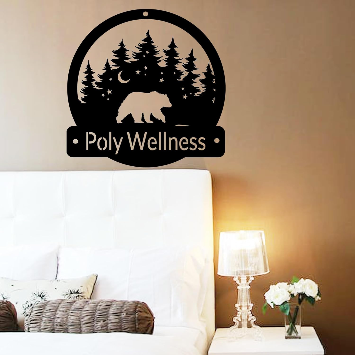 Msimplism D Butterfly Custom Metal Wall Art Name Signs Indoor/Outdoor Hanging Decor Funny Sign Wedding/Housewarming Gift