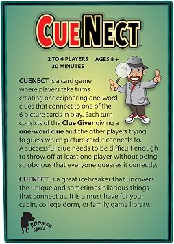 CUENECT: Wildly Fun Clue Decoding Game - Connect, Discover, Laugh with Friends & Family from The Makers of Moose Master