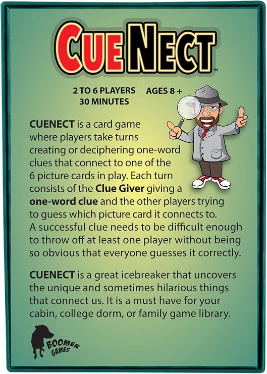 CUENECT: Wildly Fun Clue Decoding Game - Connect, Discover, Laugh with Friends & Family from The Makers of Moose Master
