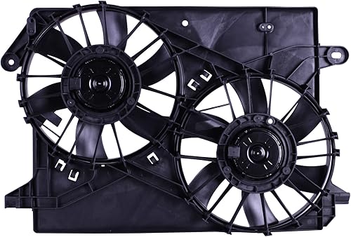 Vista 378 de Ventilador de refrigeración de repuesto para Nissan Versa Sedan 1.6L Auto (4 velocidades) y transmisión manual 2012-2019, Versa Note 1.6L MT