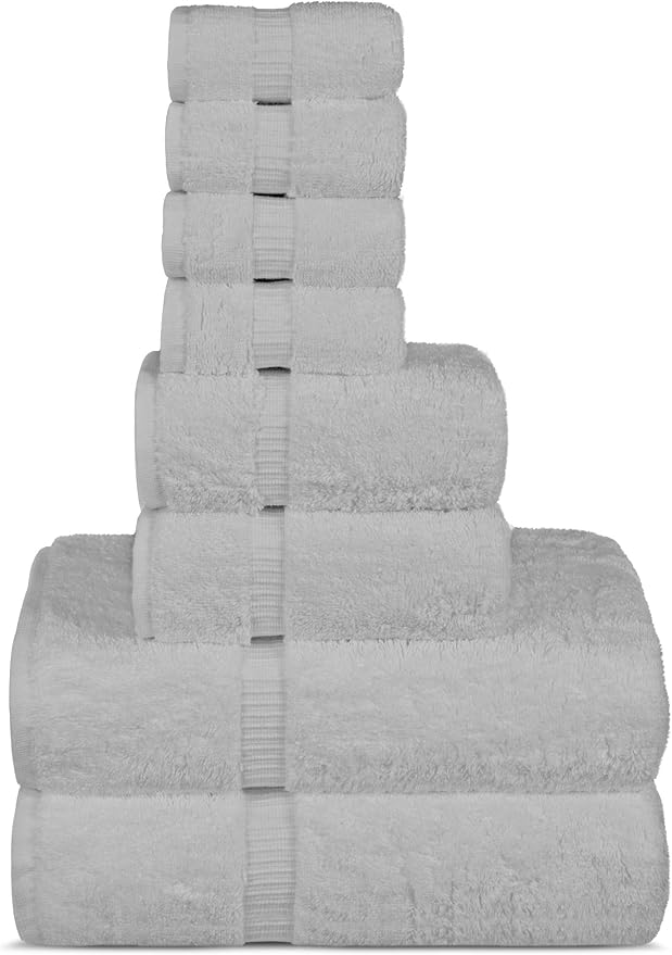 Chakir Turkish Linens | Hotel & Spa Quality 100% Cotton Premium Turkish Towels | Soft & Absorbent (6-Piece Hand Towels, White)