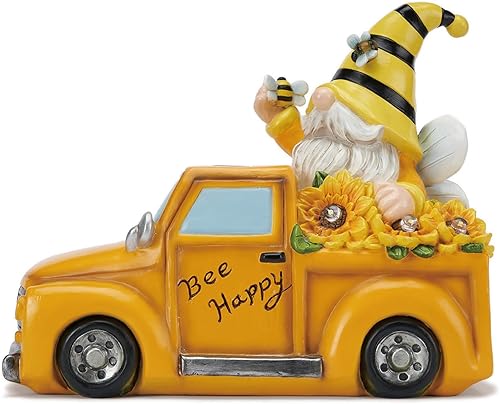 Miniatura 2 de Joint Honglin Gnomo de jardín en esculturas y estatuas de resina, divertida decoración al aire libre con luz solar, gnomo de regalo para patio,