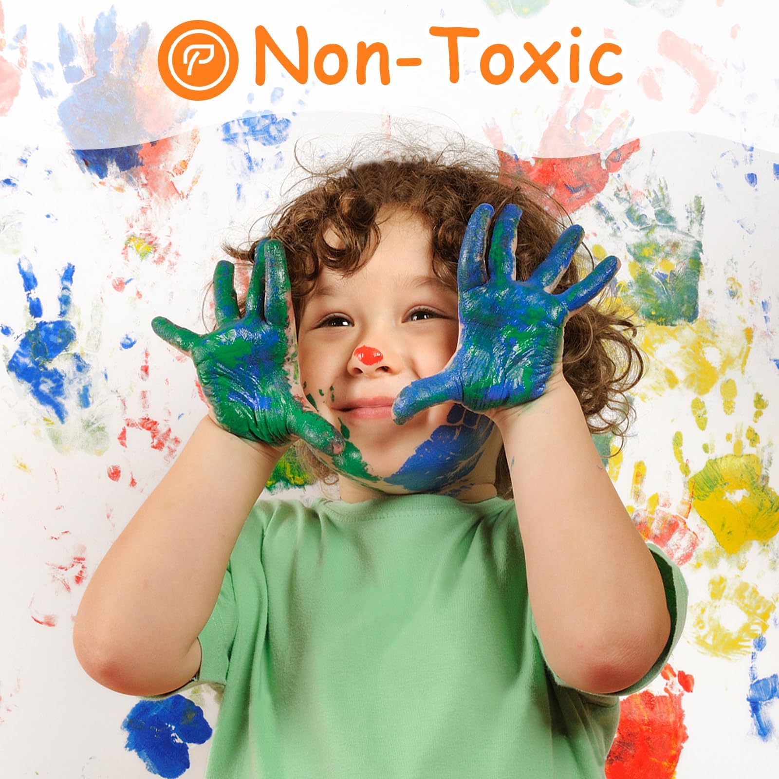 Pintura De Dedos ABEIER 12 Colores De 36 Ml – Lavable, No Tóxica, Para Niños Pequeños, Ideal Para Manualidades En Guardería Y Escuela