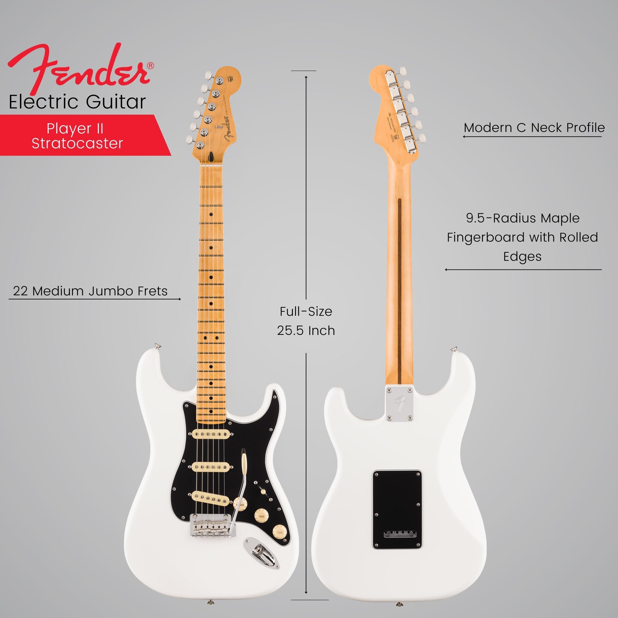 Amazon | Fender フェンダー エレキギター Player II Stratocaster