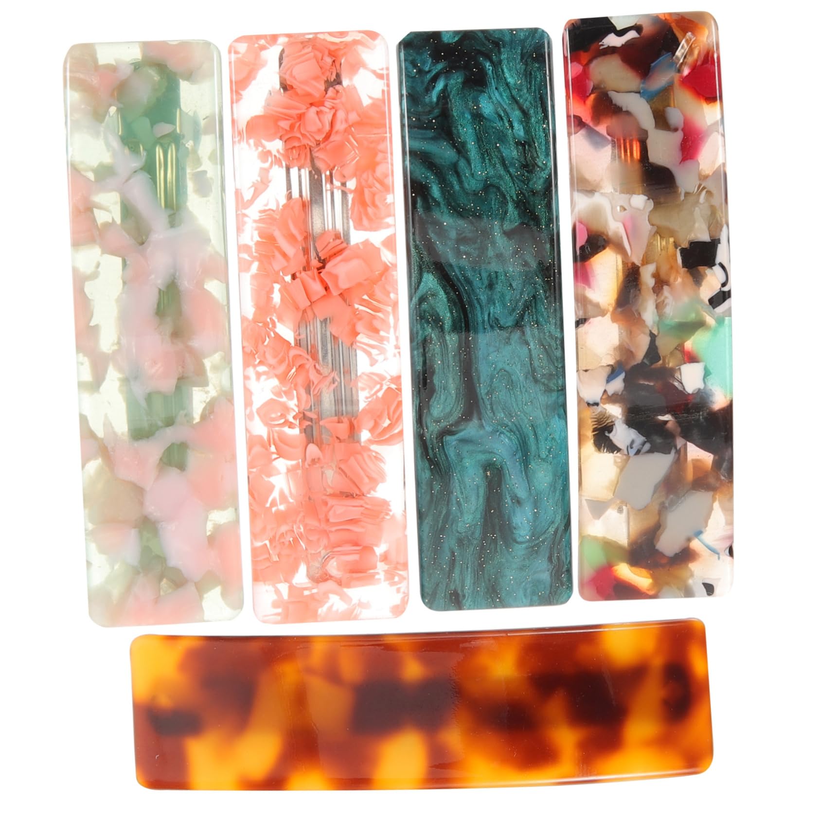 FRCOLOR 20 Piezas pasadores de pelo para mujeres de pelo grueso hair clips horquillas moño pinzas de garra pinzas para el cabello para el cabello con pasador francés clips de garra