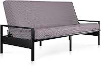 Milliard Full Size Memory Foam Futon Mattress 6" Thick Grey - Plush Comfort, Washable Bamboo Cover, No Frame