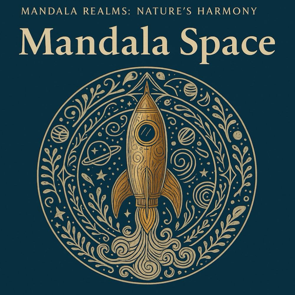 Mandala Space: A Celestial Colouring Book for Adults & Teens: 40 Beautiful Cosmic Mandalas, Stars, Planets & Galactic Designs (Mandala Realms)