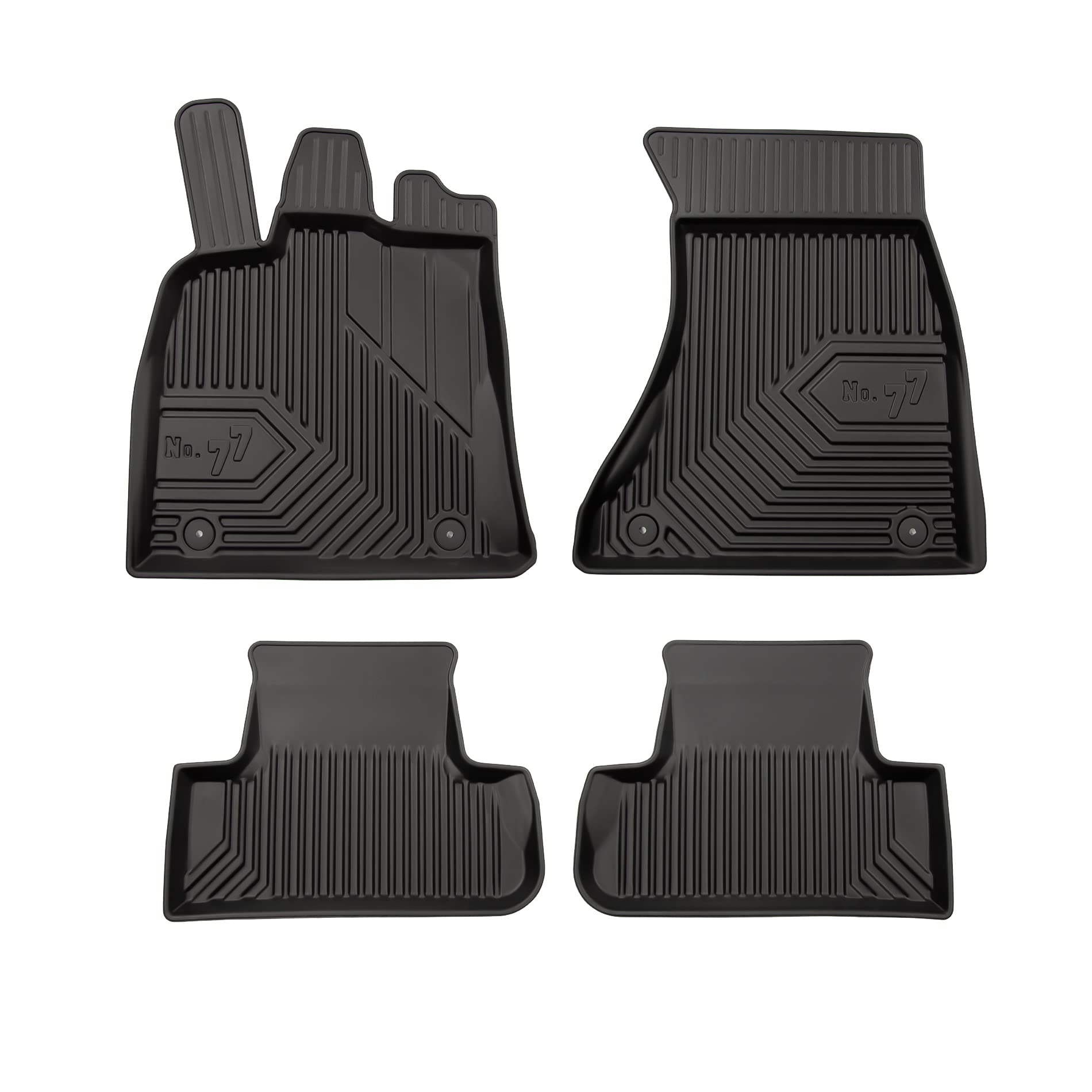 FROGUM No.77 Tappetini auto in gomma su misura per Audi Q5 I 08-2016/Audi SQ5 I 2013-2016 | bordi alti I Per ogni stagione