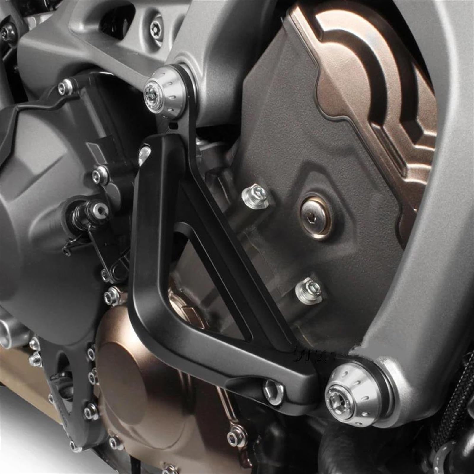 Protector De Motor De Motocicleta, Cubierta De Protección del Estator para Yamaha XSR900 XSR 900 2022-2024 Protección contra Choques del Motor Tapa del cárter de la Motocicleta