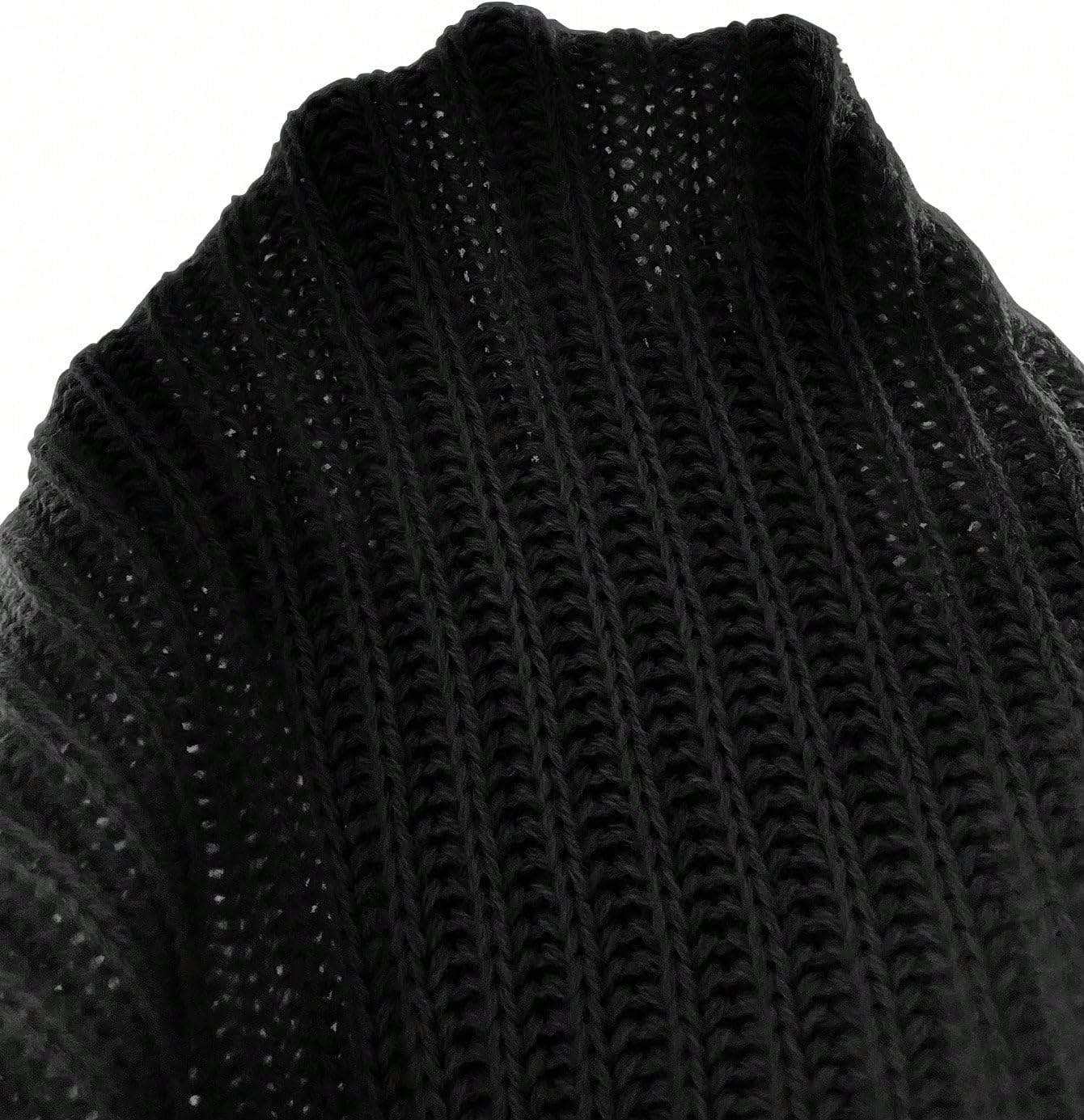 Floerns Women's Long Sleeve Cropped Cardigan Open Front Knitted Bolero Shrug Sweater - Image 5