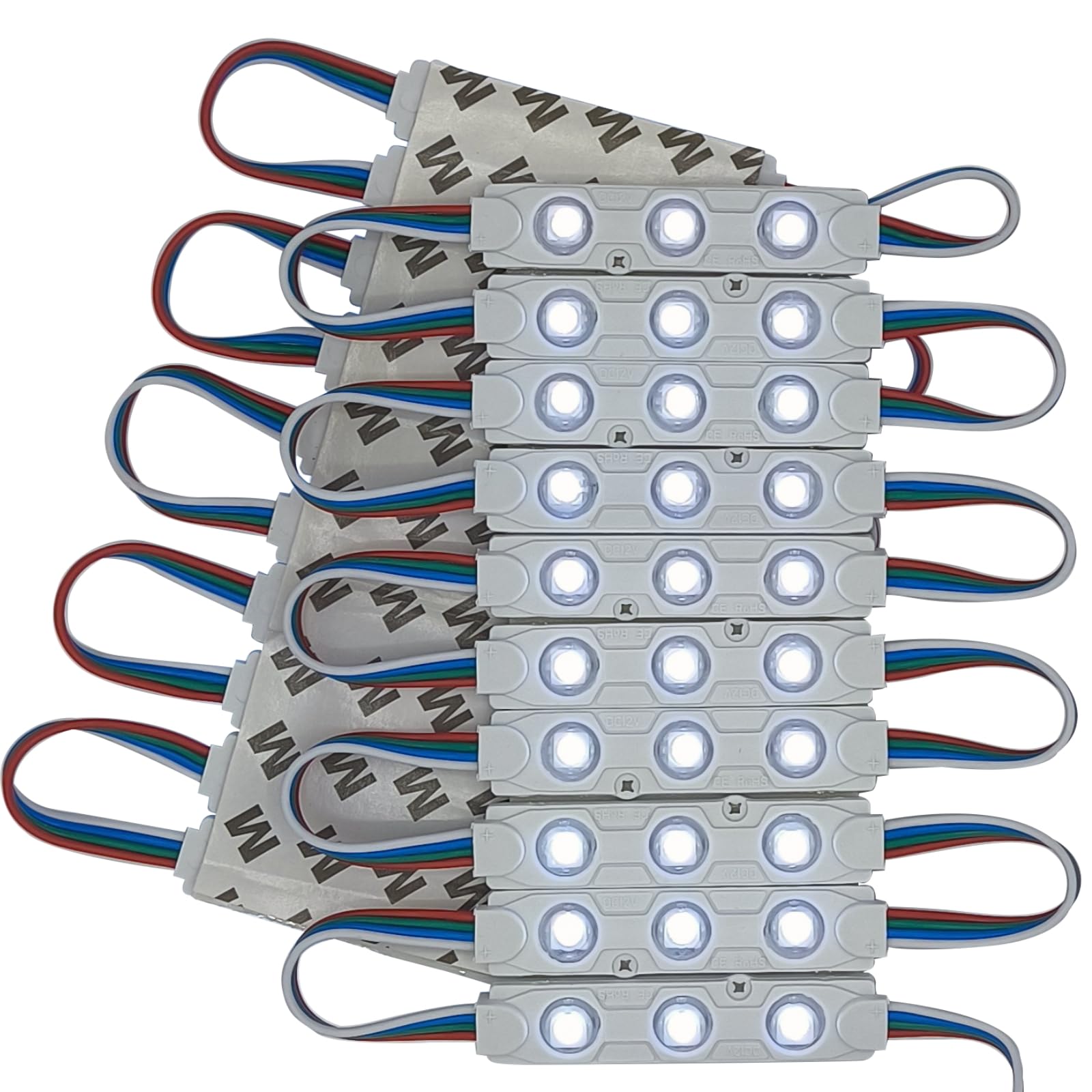 VIMLED 12V RGB LED Einspritzmodule – 20 Stück à 0,72W in rot