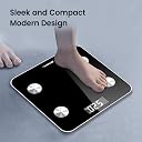 Mepl Lcd Bmi Weighing Machine with Body Fat Analyzer Weight Scale (13 Multi Feature Body Fat Rate, Muscle Rate, Bmr, and More) Brand: MEPL gallery image