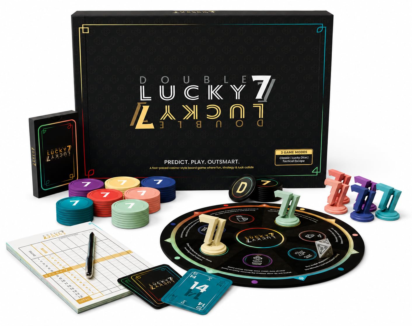 Édition Roue de la Fortune - Nouveau Jeu de société pour Adultes et familles - 2 à 7 Joueurs - Jeu de Plateau et de Cartes en Un - Jeu Familial pour Petits et Grands