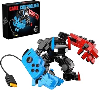 Building Block Set, Classic Game Controller Mech Robot Building Kit, Birthday Party Decorations Supplies, Gifts for Kids Adults (418 Pieces)