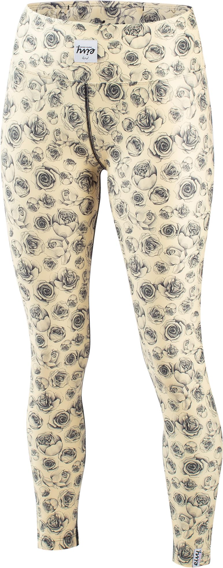 EIVYWomen's Icecold Tights Leggings, Yellow Charcoal Rose, XXL, Yellow Charcoal Rose, XXL