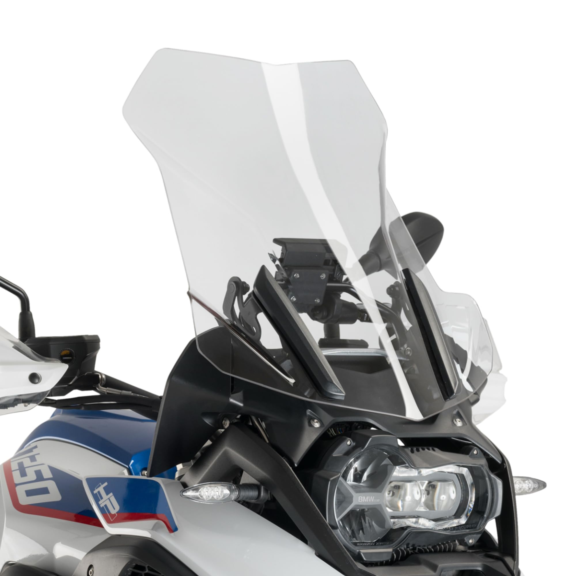 Cupolino Moto Parabrezza Plexiglass JD9 Touring Trasparente Compatibile con BMW R 1200-1250 GS ADVENTURE/RALLYE / - 2014-2024