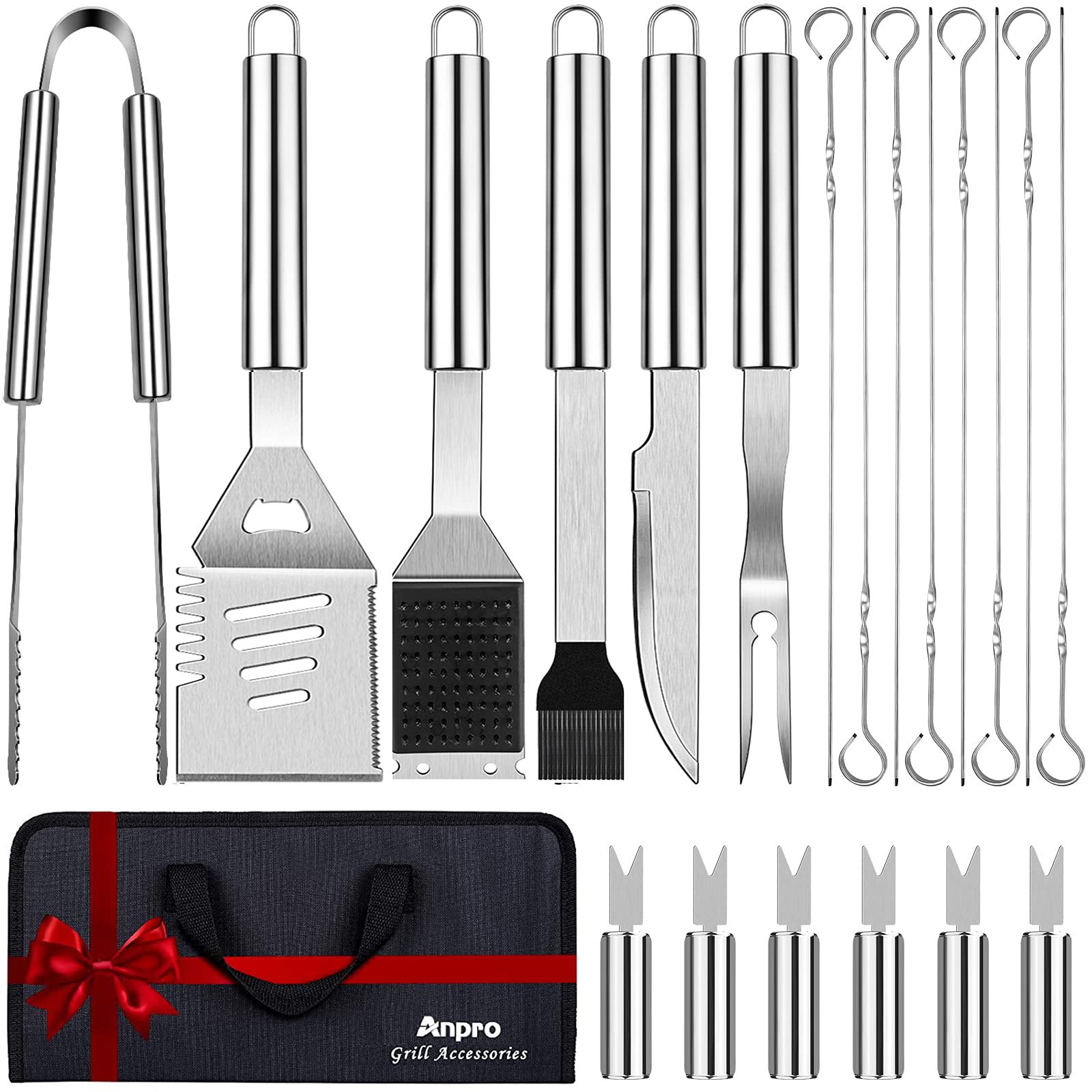 Anpro Grill Kit, Grill Set, Grilling Utensil Set, Grilling Accessories