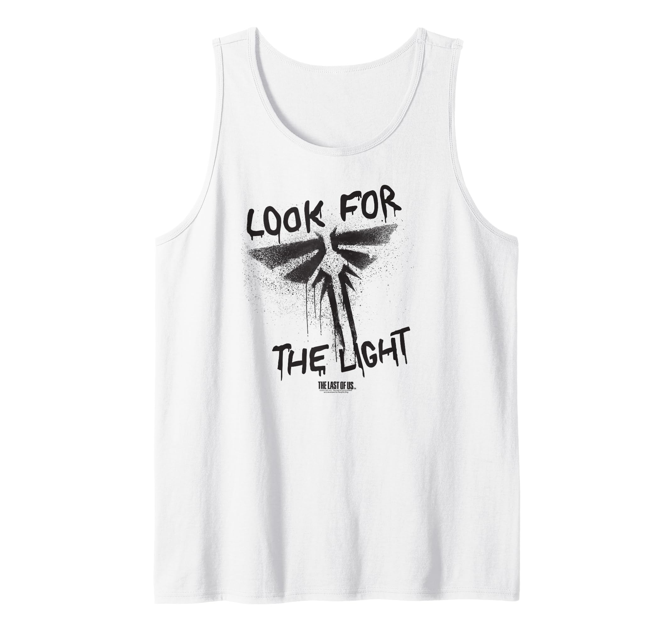 The Last of Us Look for the Light Firefly Spray Paint Game Tank Top