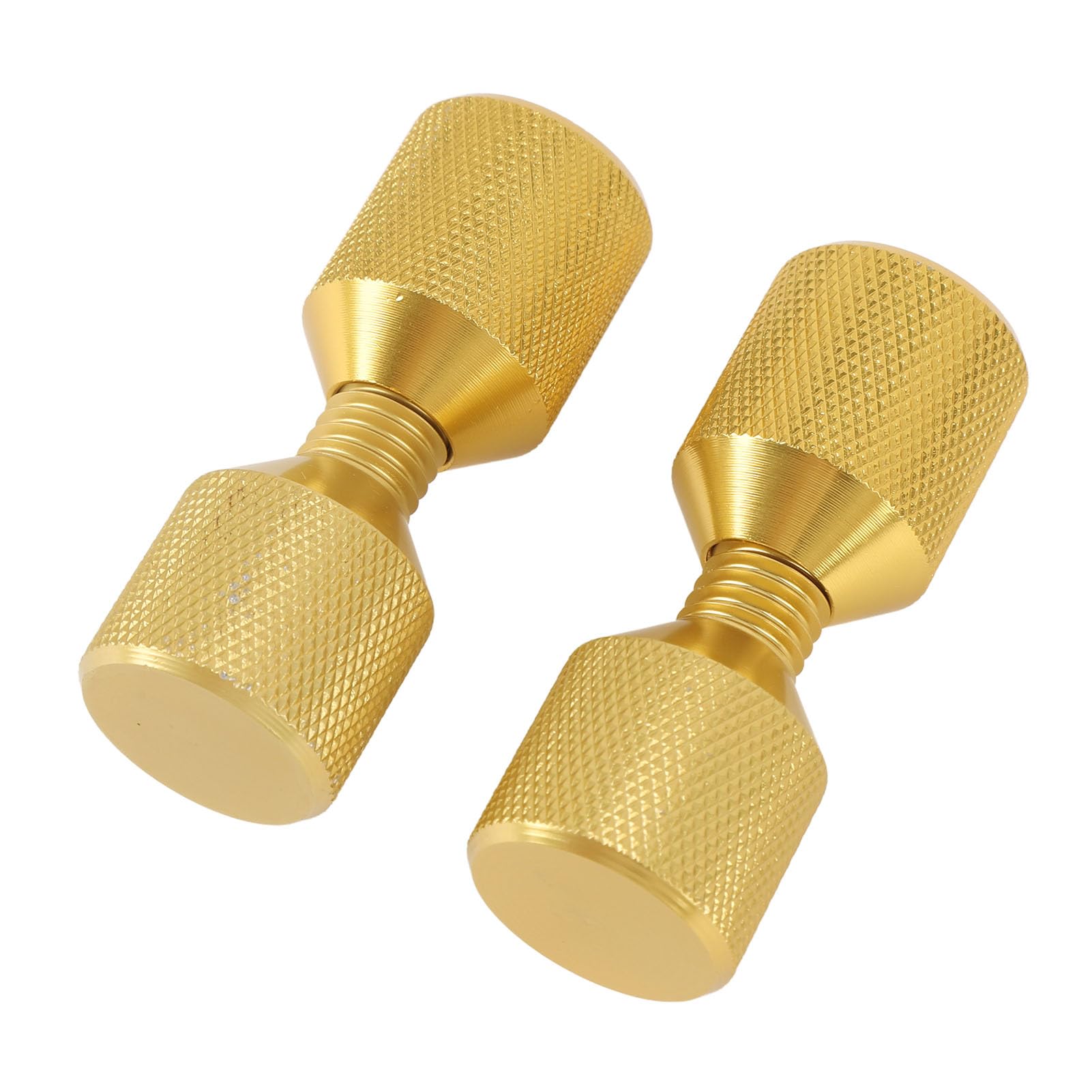 2pcs 2 Hole Flange Alignment Pins Aluminium 1?1/8in Flange Double Hole Pins Set for 0.5 to 14in 150LB Flanges Golden