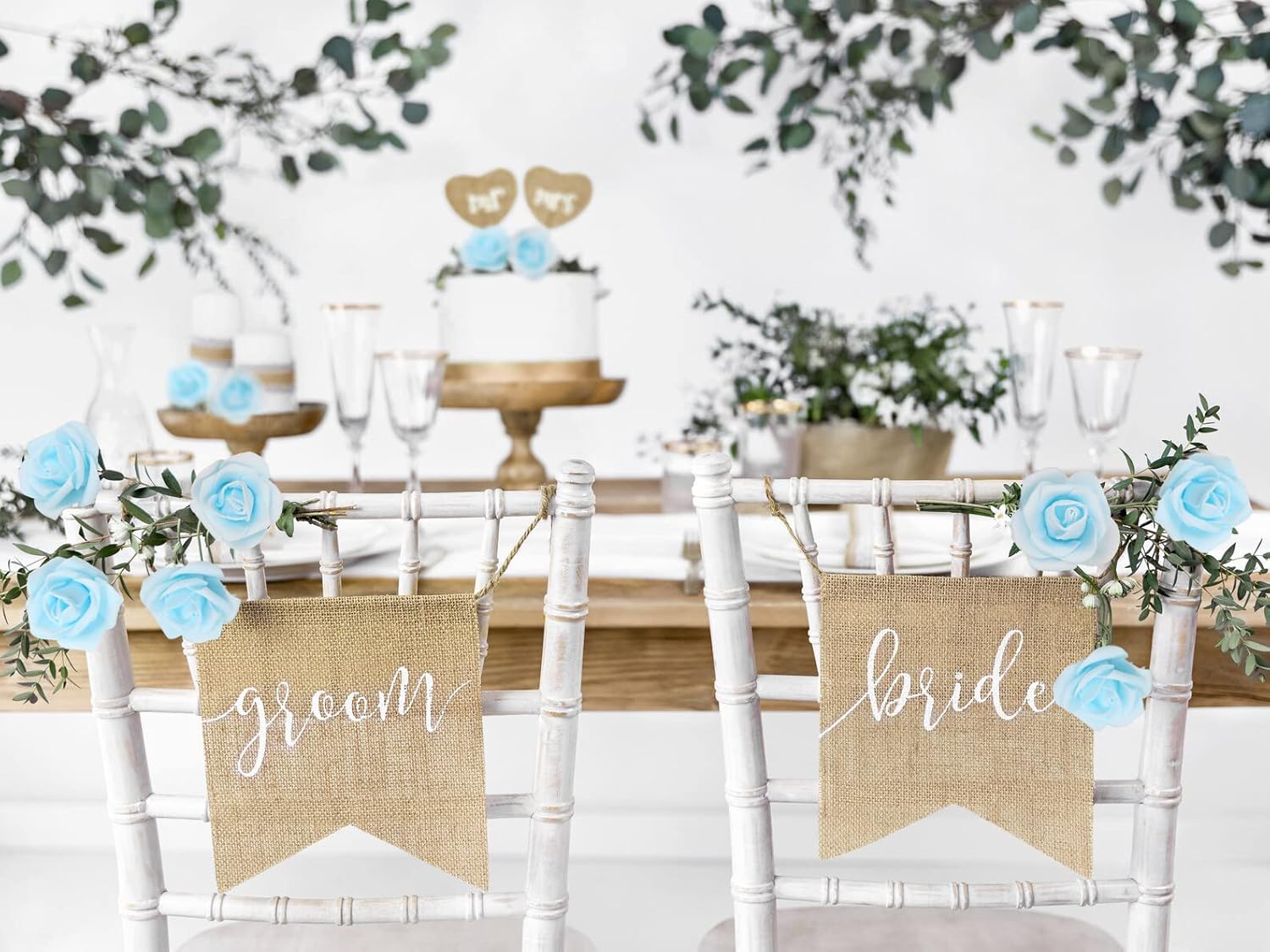 Rose Flower Heads,200Pcs Artificial Rose Flower Heads for Crafts 1.97in Light Blue Roses Artificial Flowers for DIY Wedding Centerpieces Arrangements Home Decorations(Light Blue) - Image 6