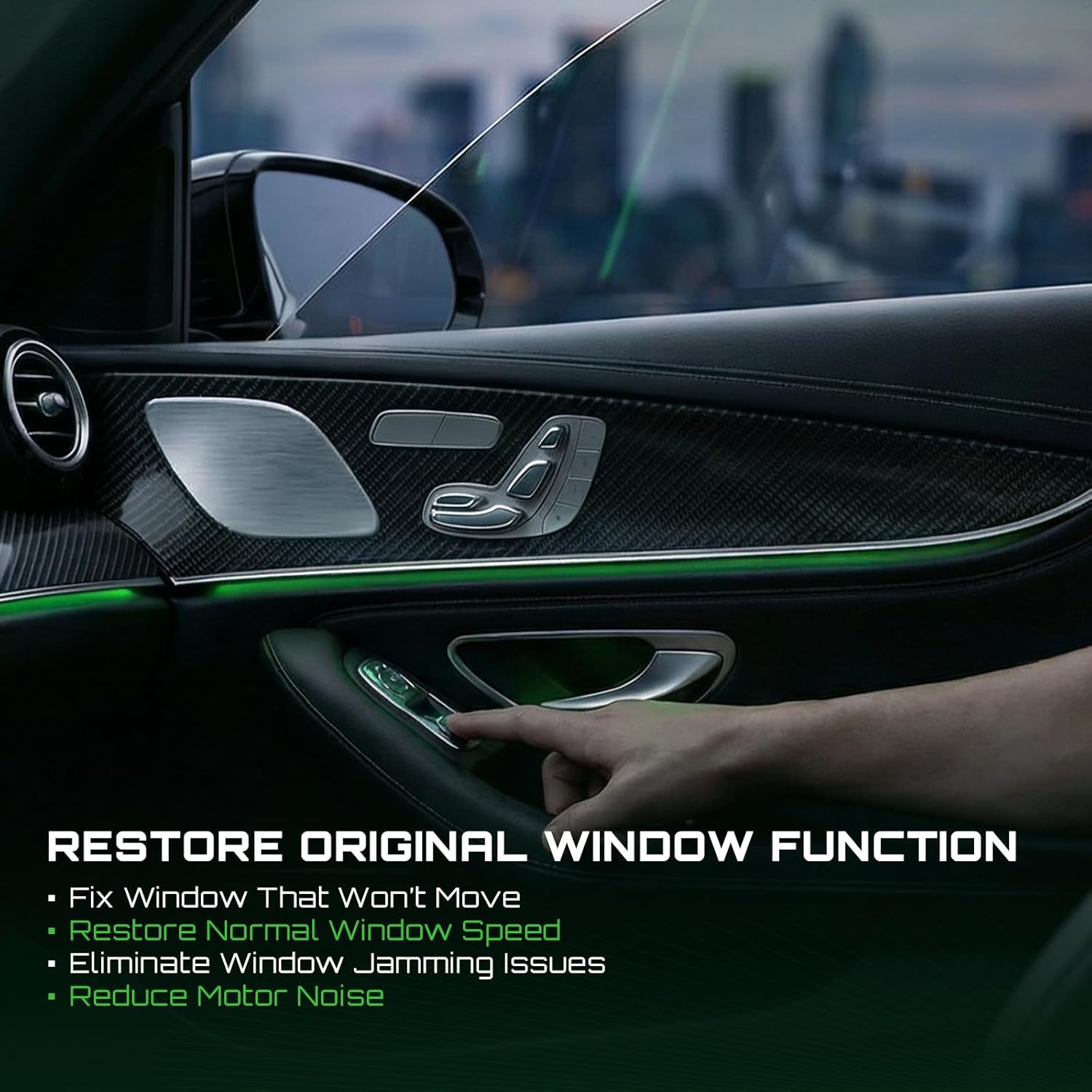 Power Window Motor Compatible with Hyundai Elantra 2011-2016,Sonata 2013-2015(Front Driver & Rear Passenger), & Elantra Coupe (GS Model) L4, 1.8L 2013 Front Driver,Replace # 824503X000