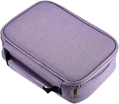 WINSHEA 72-slot Pencil Case Super Large Capacity Pencil Bag Student Stationery Case Coloured Pencil Holder Case Pencil Case with Inner Pocket for Small Gadgets