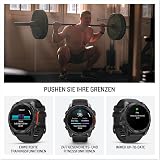 Garmin fēnix 8, Montre GPS Multisports AMOLED, Acier Grey/Noir, 51mm - 5