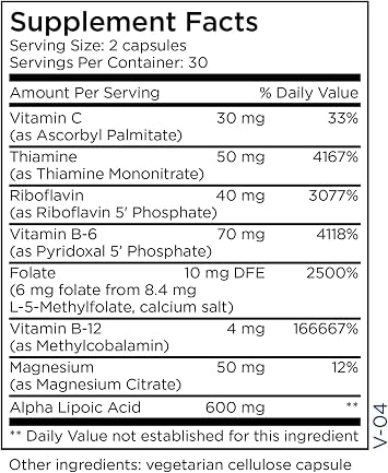 Metabolic Maintenance NERVEsustain Nerve Support, 30 Capsules