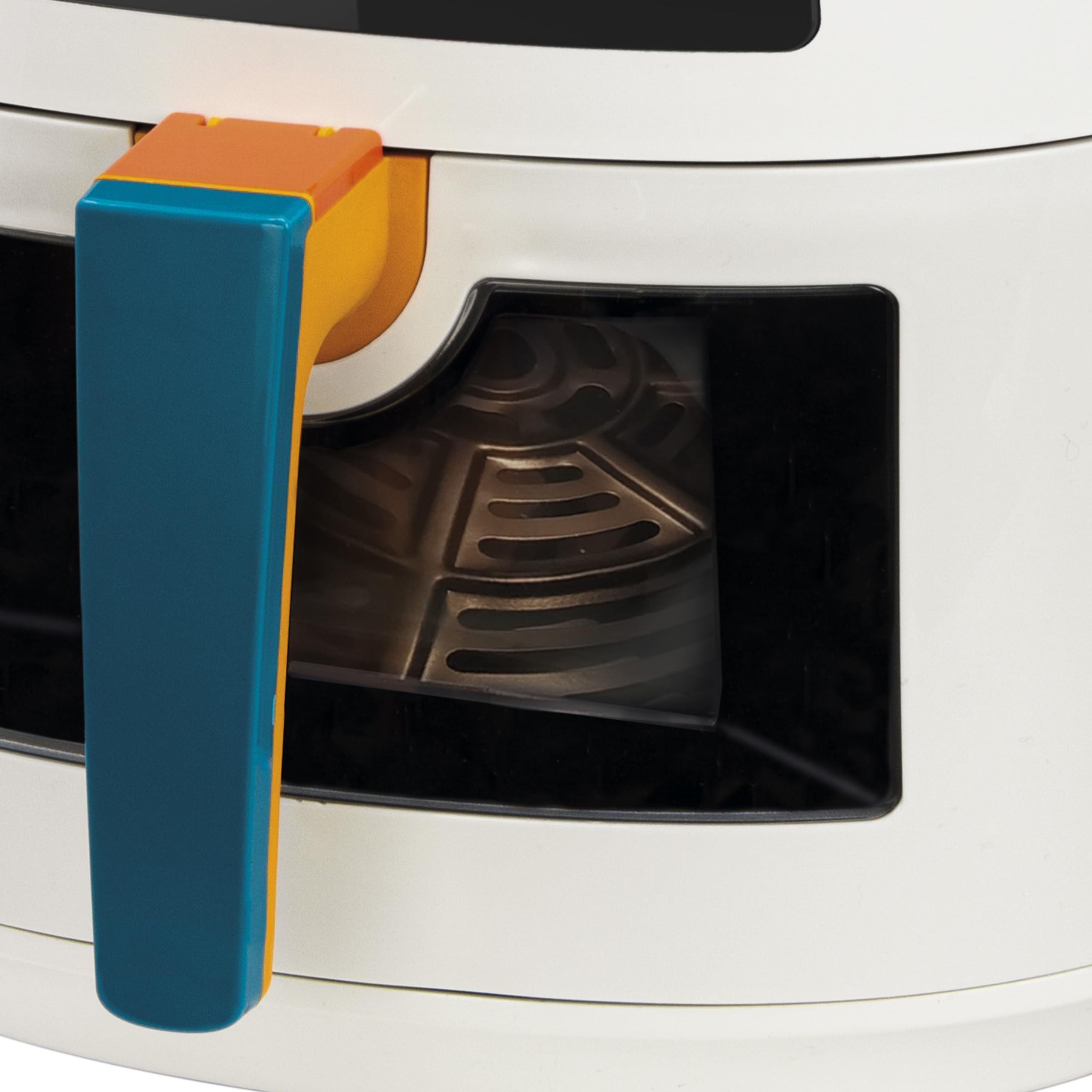 JOCCA - Freidora de Aire Caliente 7,4L con Ventana| Freidora sin Aceite Gran Capacidad| Air Fryer 7,4 Litros| Temporizador| Temperatura Ajustable| Edición Limitada (Blanca)