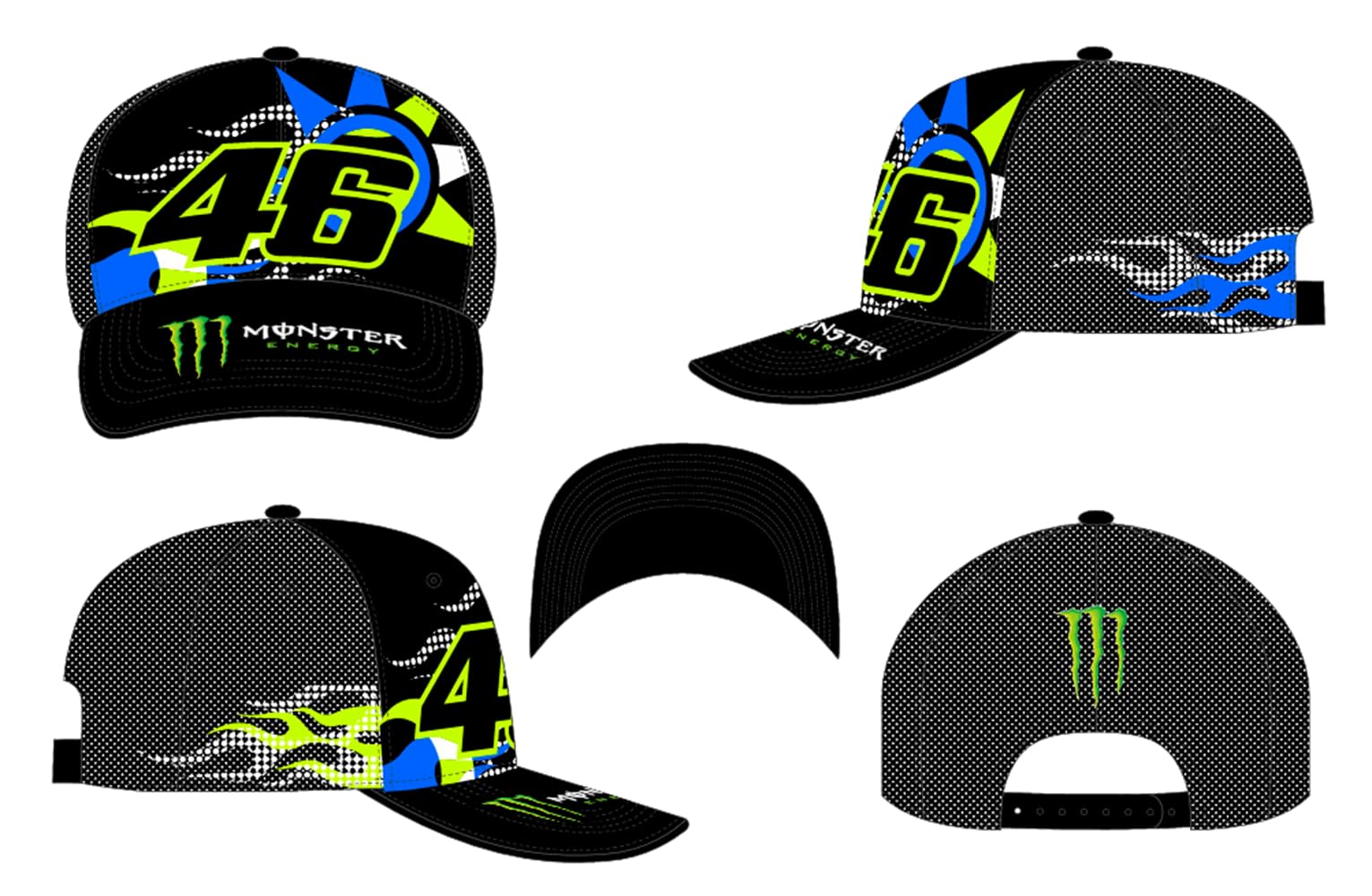 Valentino Rossi Vr46 Monster Dual - Cap Unisex Adulto
