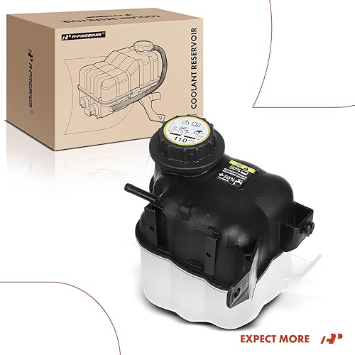 Miniatura 9 de A-Premium Tanque de depósito de recuperación de desbordamiento de refrigerante del motor con tapa compatible con Ford Explorer, Taurus X, Police