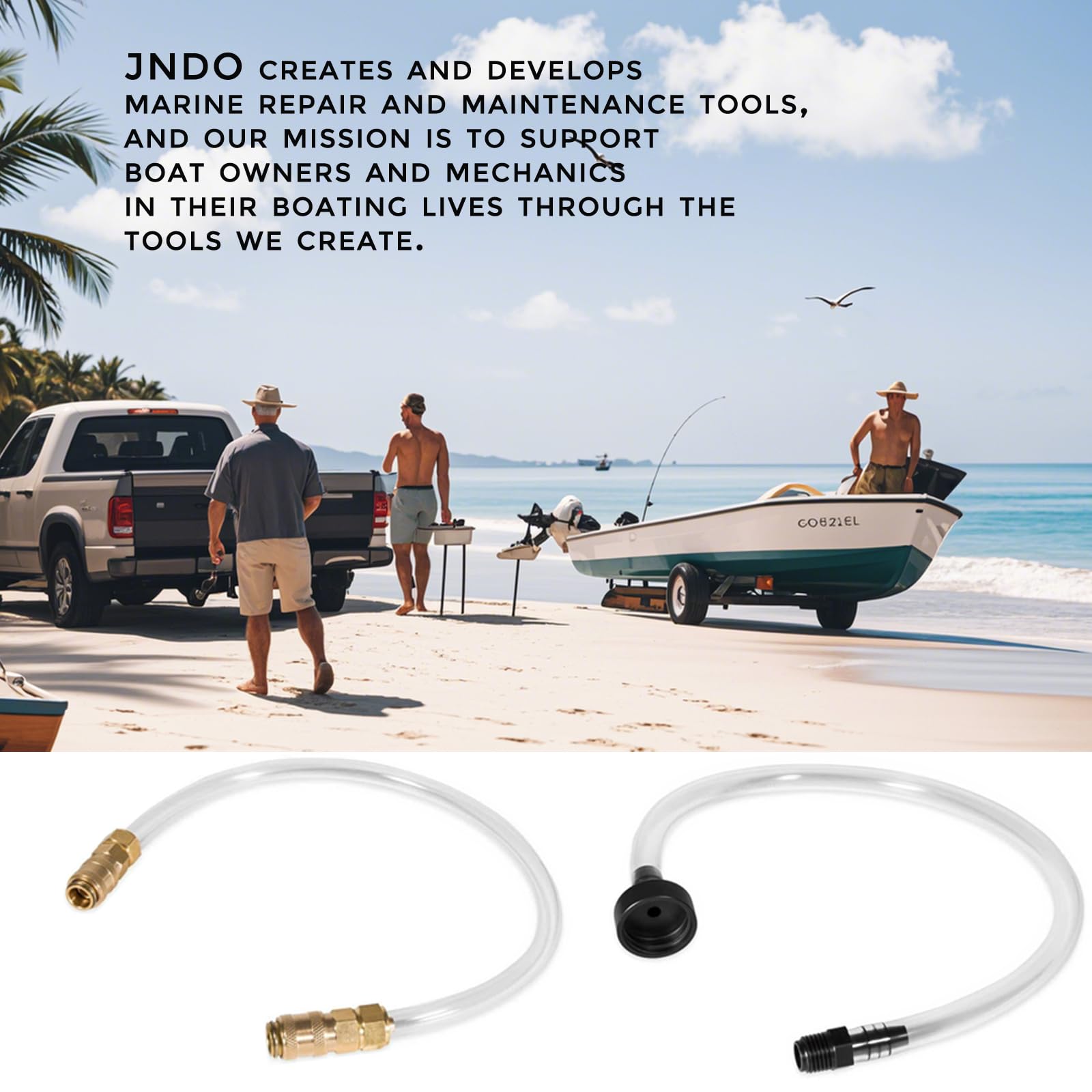 For Sea Star Hydraulic Steering Kit System Bleeder Filler Hose - Foto 9